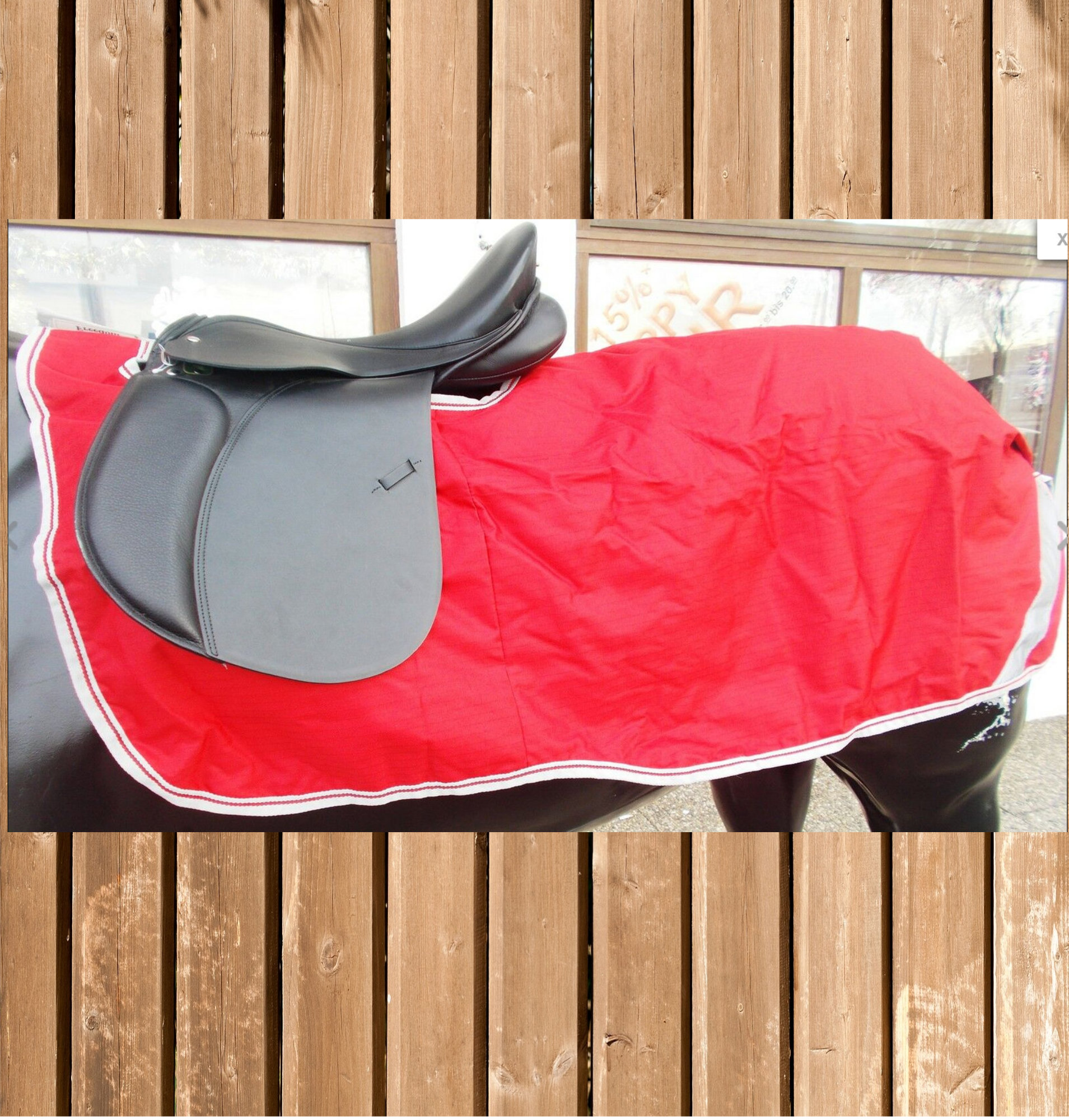 Bucas Freedom Riding Rug, Ausreitdecke, Nierendecke, samba red